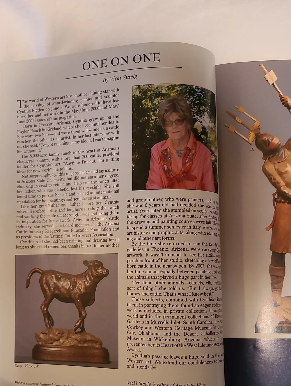 Art Of The West 2 Issues, Beautiful Art & Stories Magazine May Sept 2018